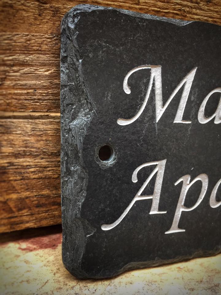 25x12 Engraved Slate Sign 25x12 Engraved Slate Sign