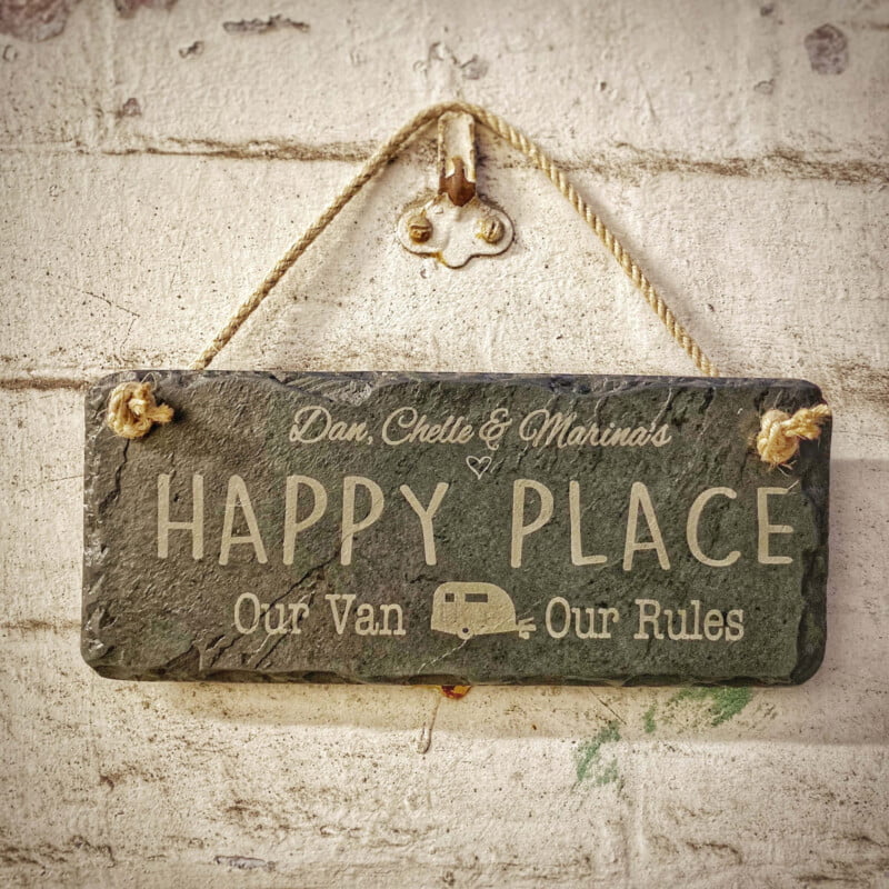 Laser Engraved Slate House Signs Gifts & Presents Platters Slate