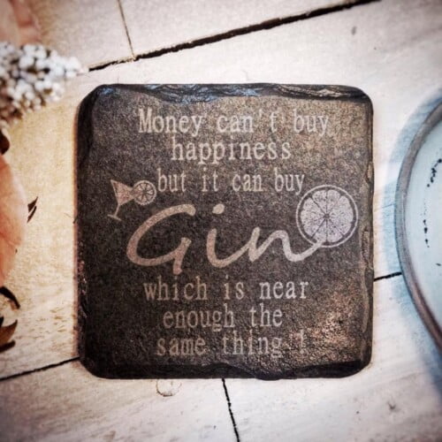Gin Slate Coaster Gin Lover