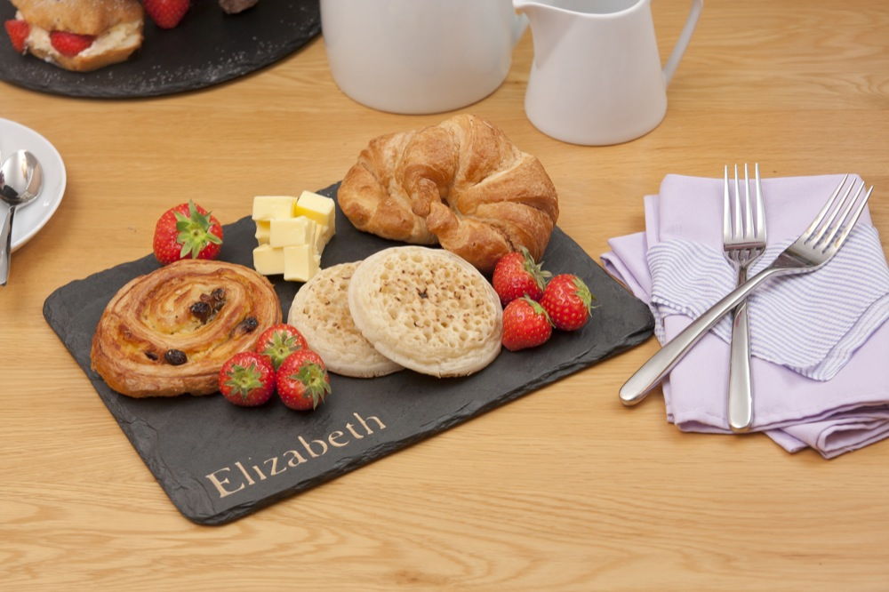 Two Rectangle Slate Placemats 4 Two Rectangle Slate Placemats 4