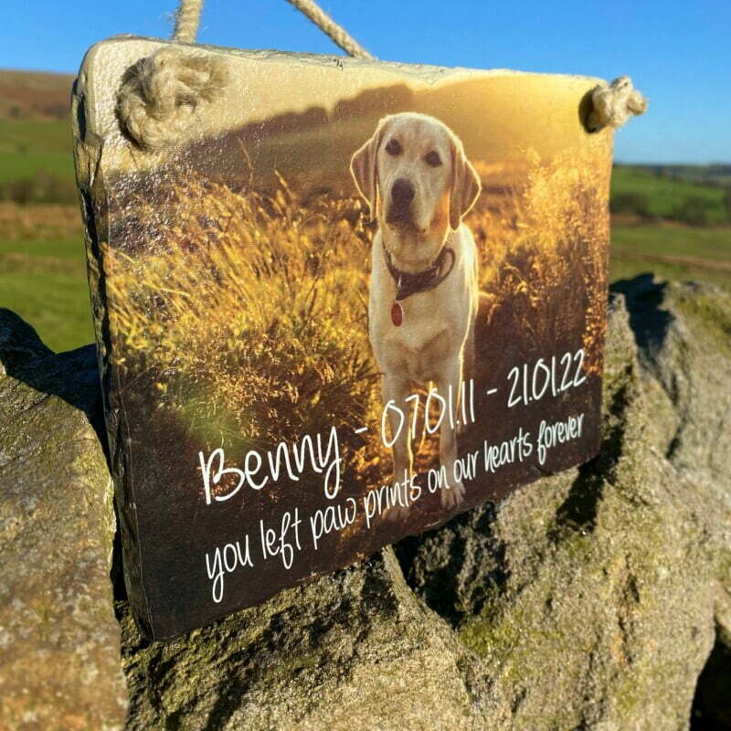 Petmemorial Photo With Text 20x15cm 1