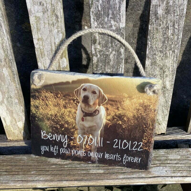 Petmemorial Photo With Text 20x15cm 2