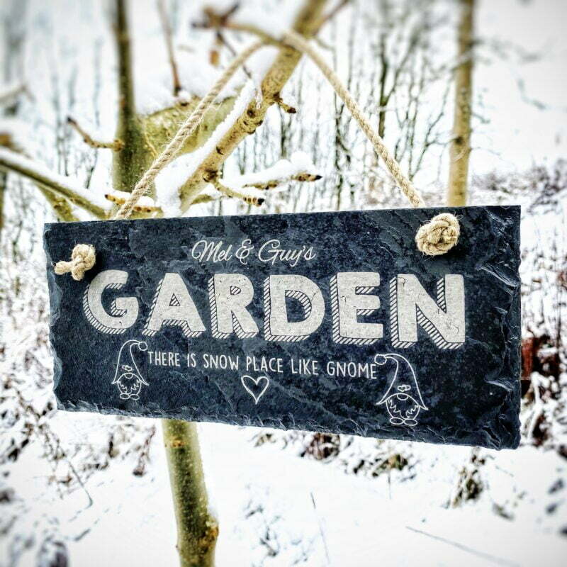 Pgonk Personalised Gonk Garden Sign 3