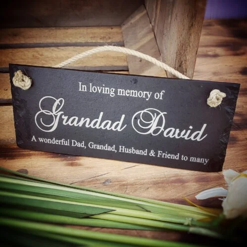 in_loving_memory_personalised_slate_sign
