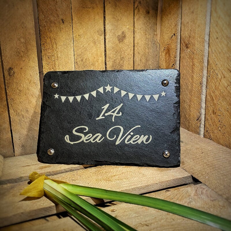 Personalised_Handcrafted_Buntin_ Slate_House_Sign