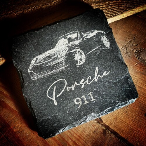 Porsche 911 Slate Coaster