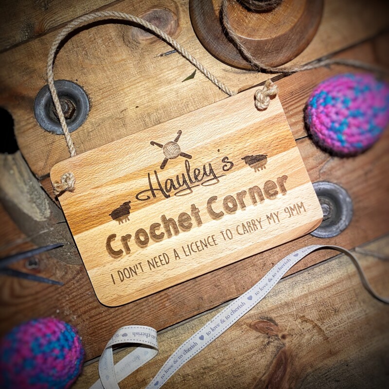 Personalised_Crocheting_Gift_Wooden_Sign