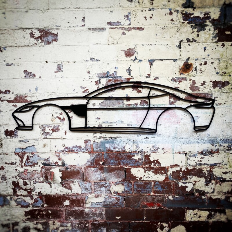 Your Custom Car Silhouette Wood Wall Art